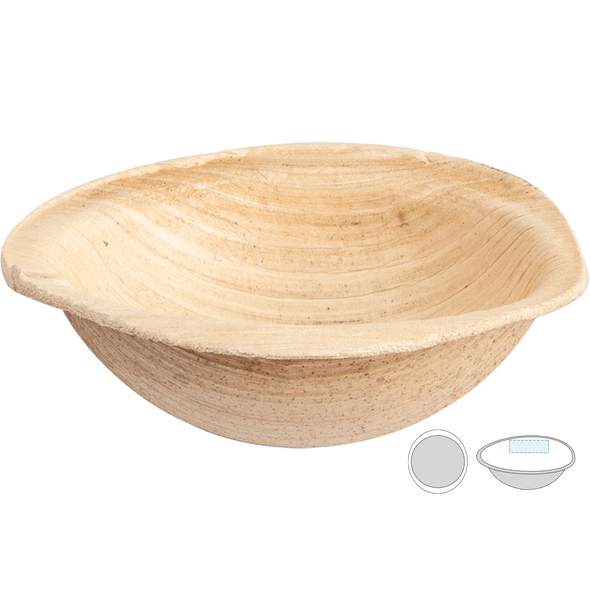 Areca Semi Sphere Containers